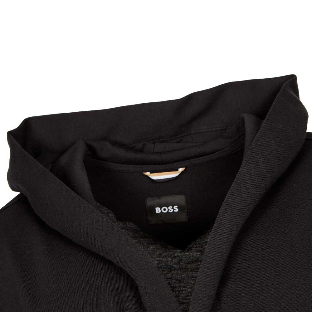 BOSS by HUGO BOSS Identity Hooded Robe in Black for Men | Lyst
