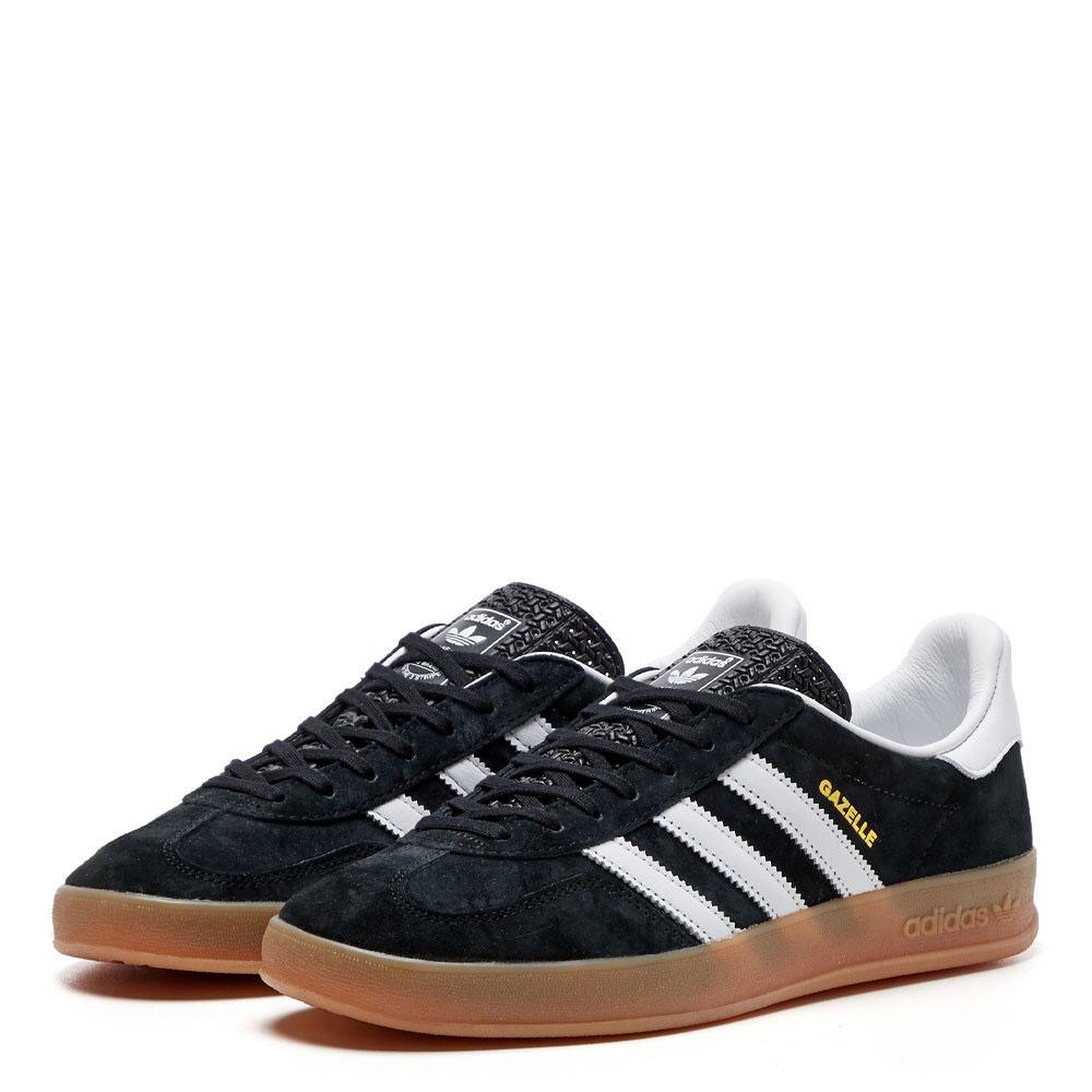 adidas Leather Gazelle Indoor Trainers in Black for Men - Save 3% | Lyst