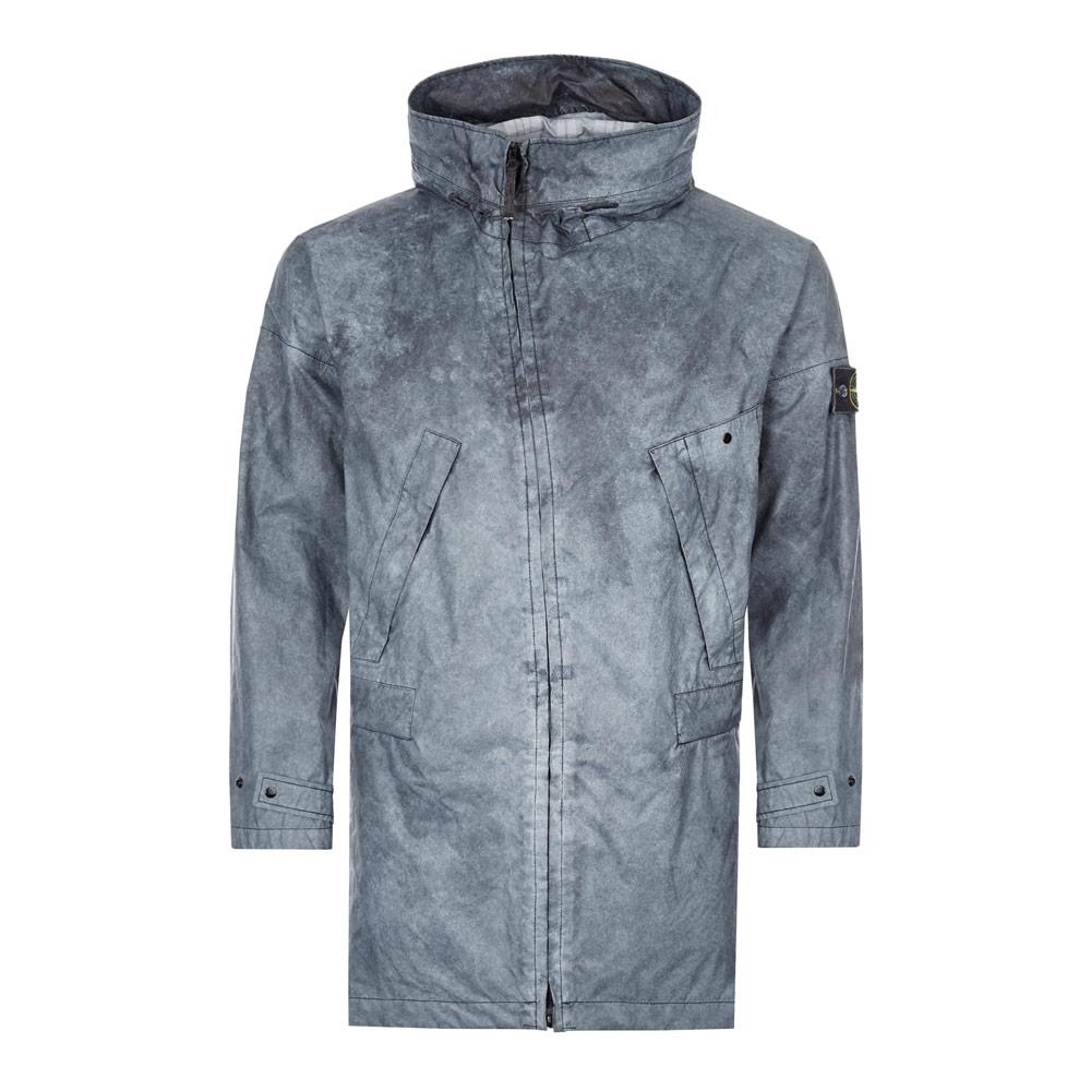 Stone Island Membrana 3l Dust Color Finish Jacket in Black for Men | Lyst