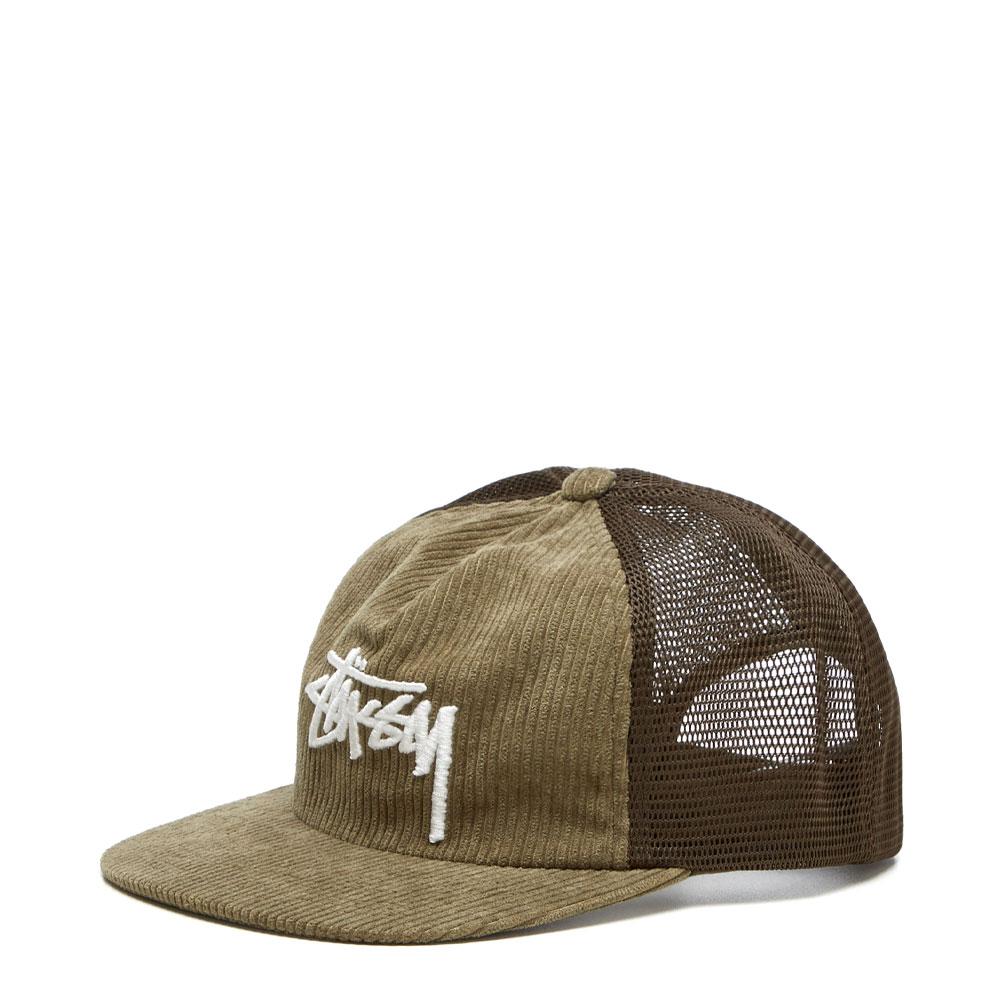 Stussy Corduroy Trucker Cap in Green for Men | Lyst