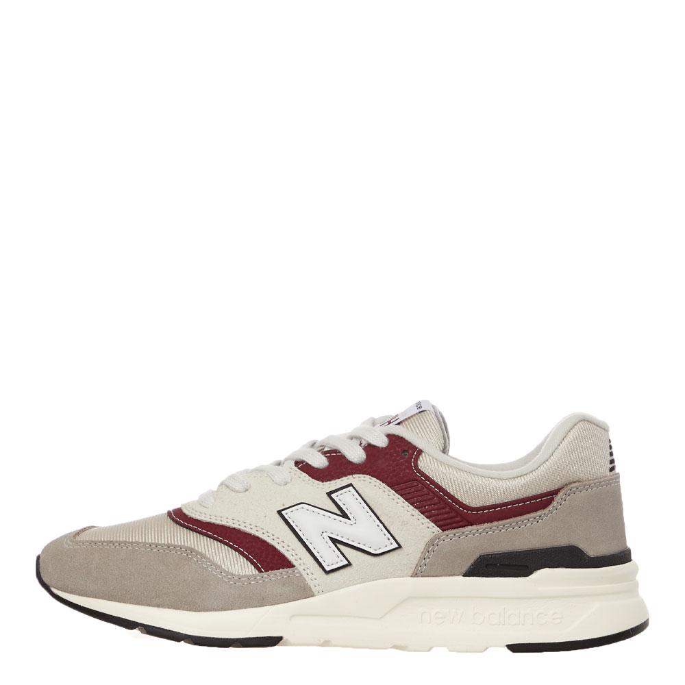 New Balance Rubber 997h Trainers – Moonbeam / Burgundy in Grey (Gray) for  Men - Lyst