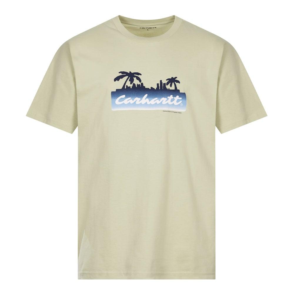 Carhartt WIP Palm Script T-shirt in Natural for Men | Lyst