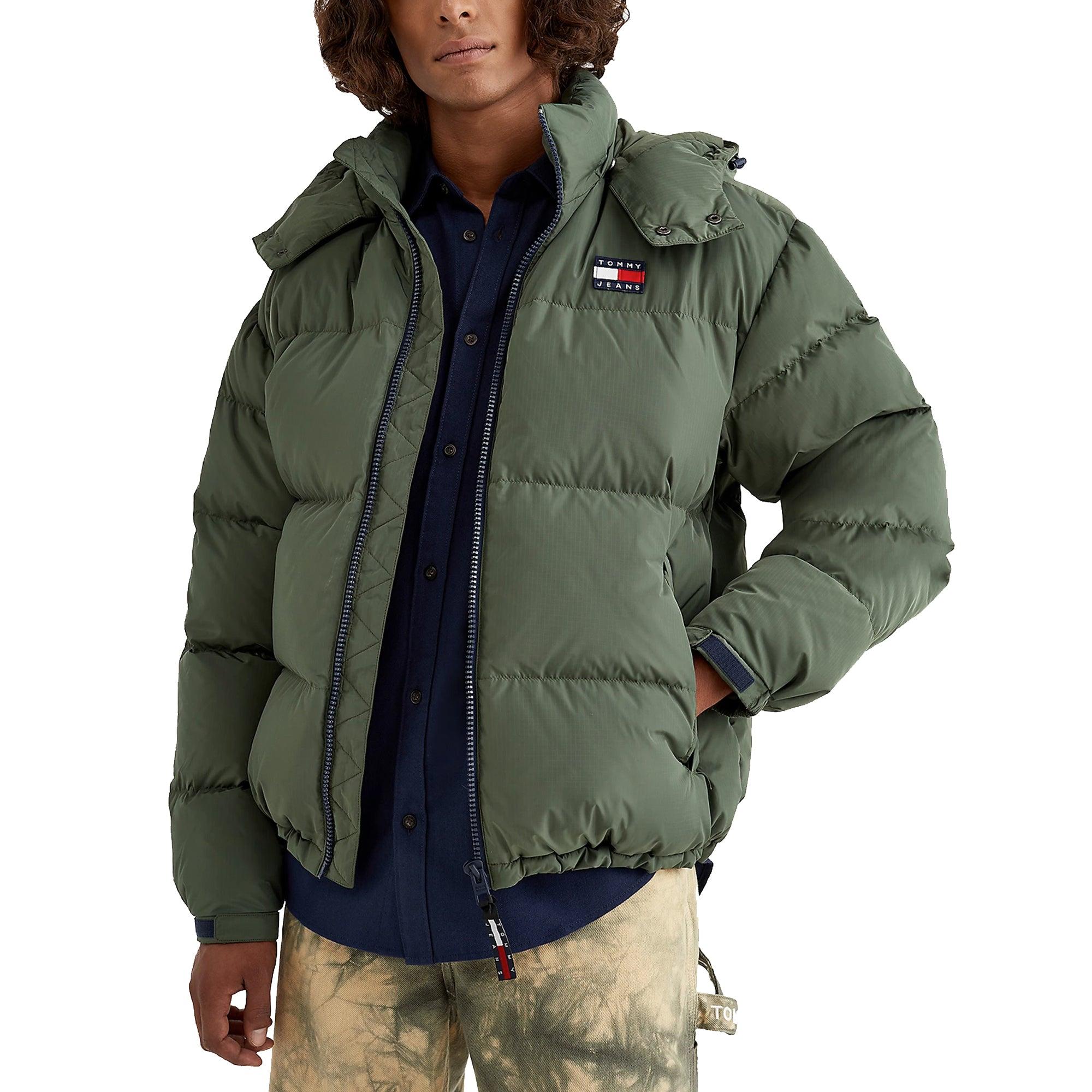 Tommy Hilfiger Tommy Jeans Alaska Puffer Jacket in Green for Men | Lyst