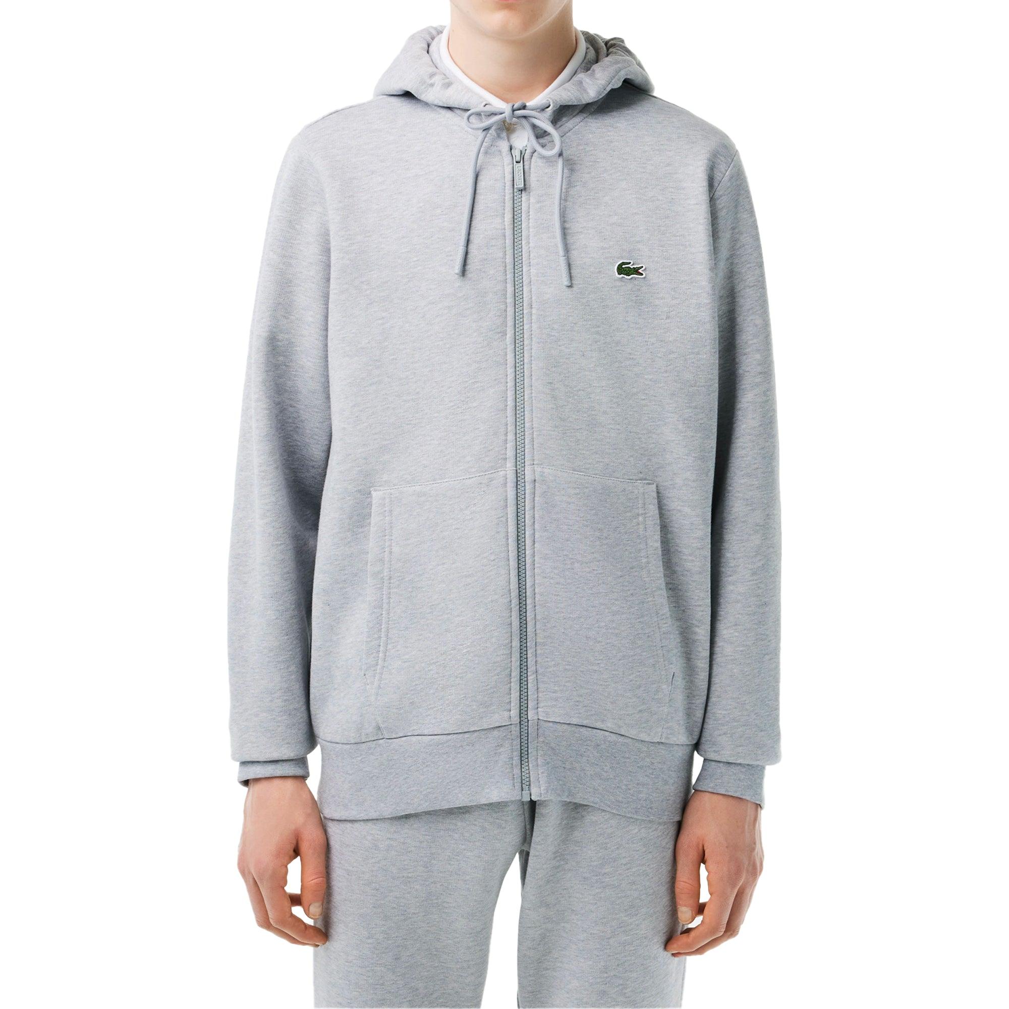 Lacoste Full Zip Hood Sh9626 in Gray for Men | Lyst