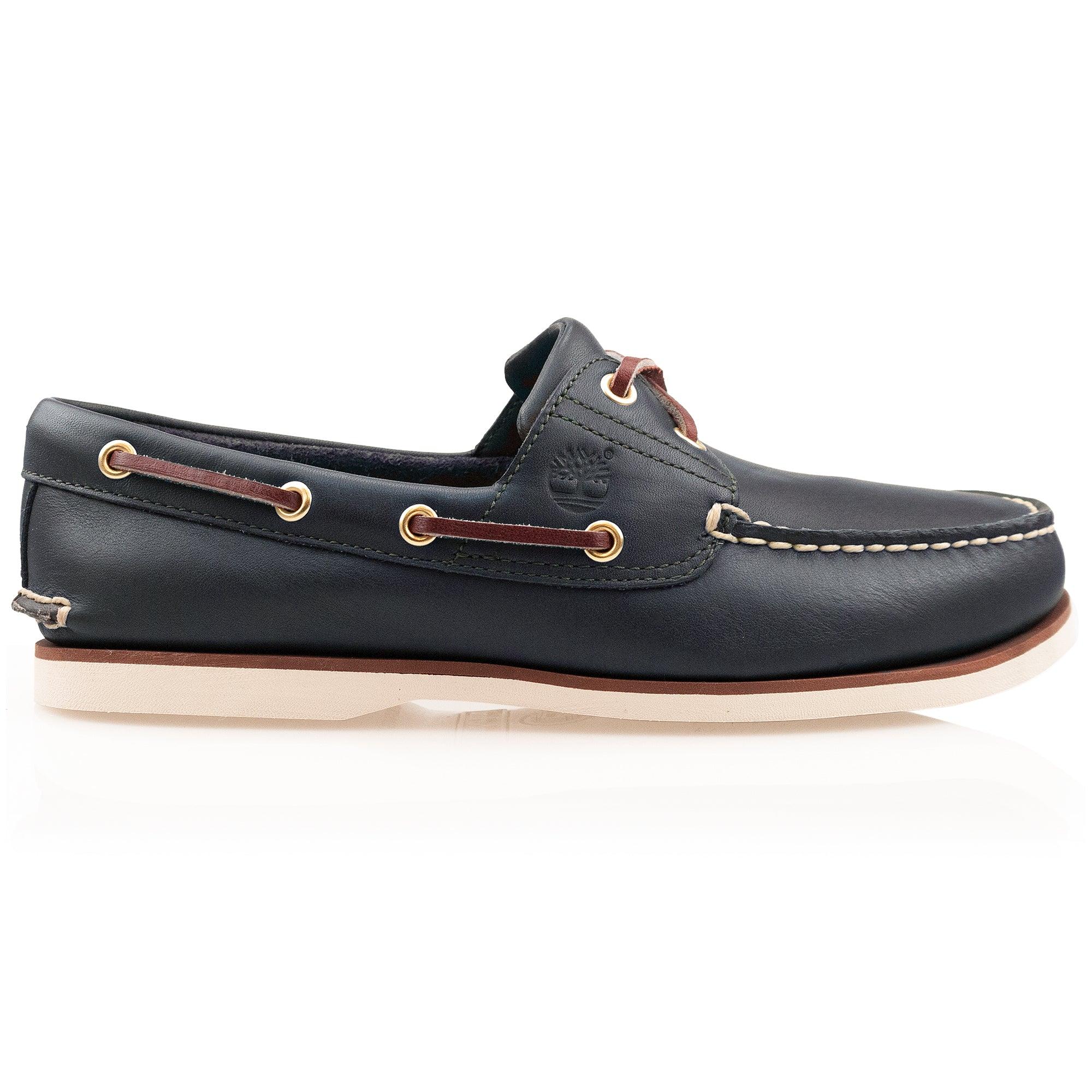 Timberland Classic Boat Shoe 74036 Md Blue Full Grain for Men | Lyst