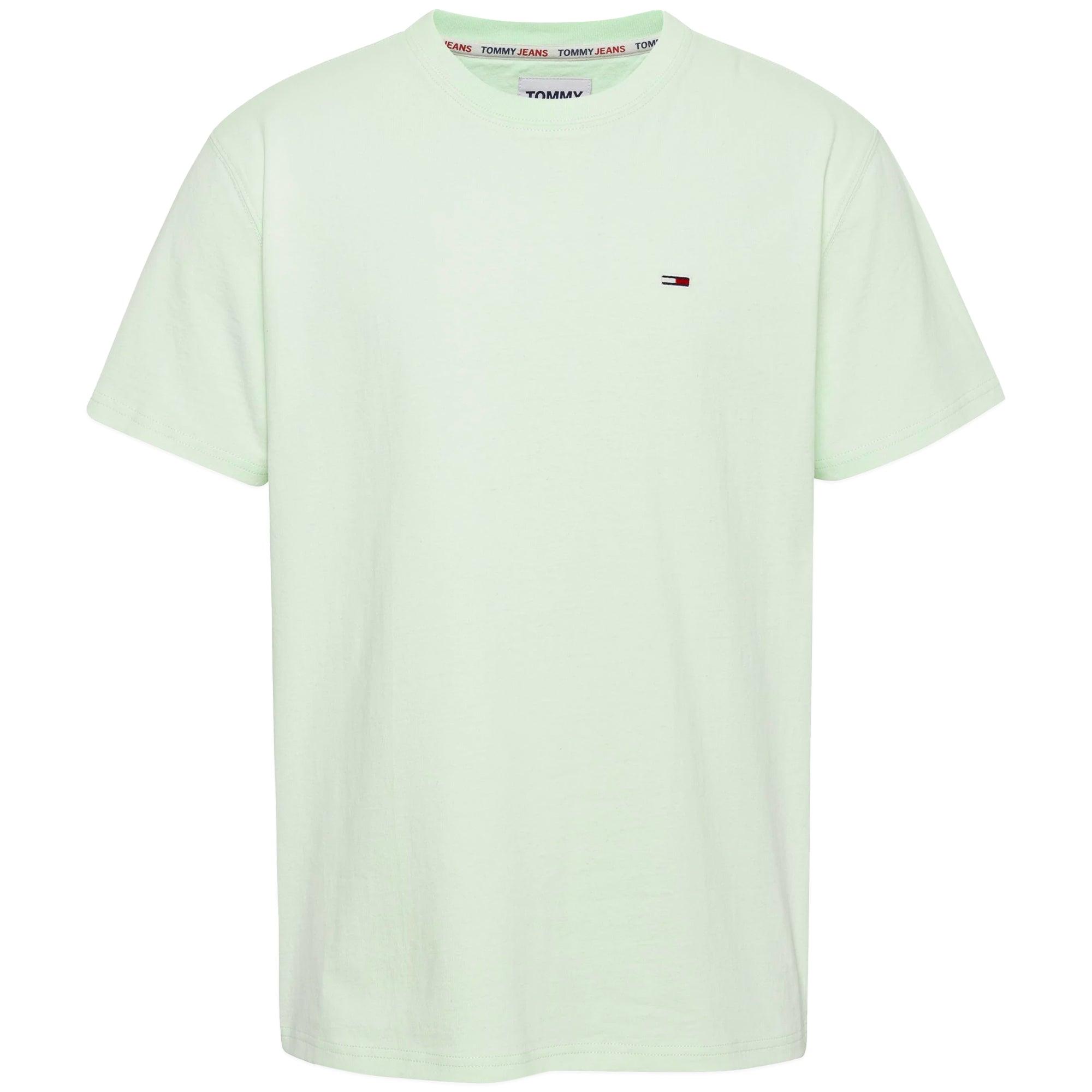 Tommy Hilfiger Tommy Jeans Classic Solid Flag T-shirt in Green for Men |  Lyst