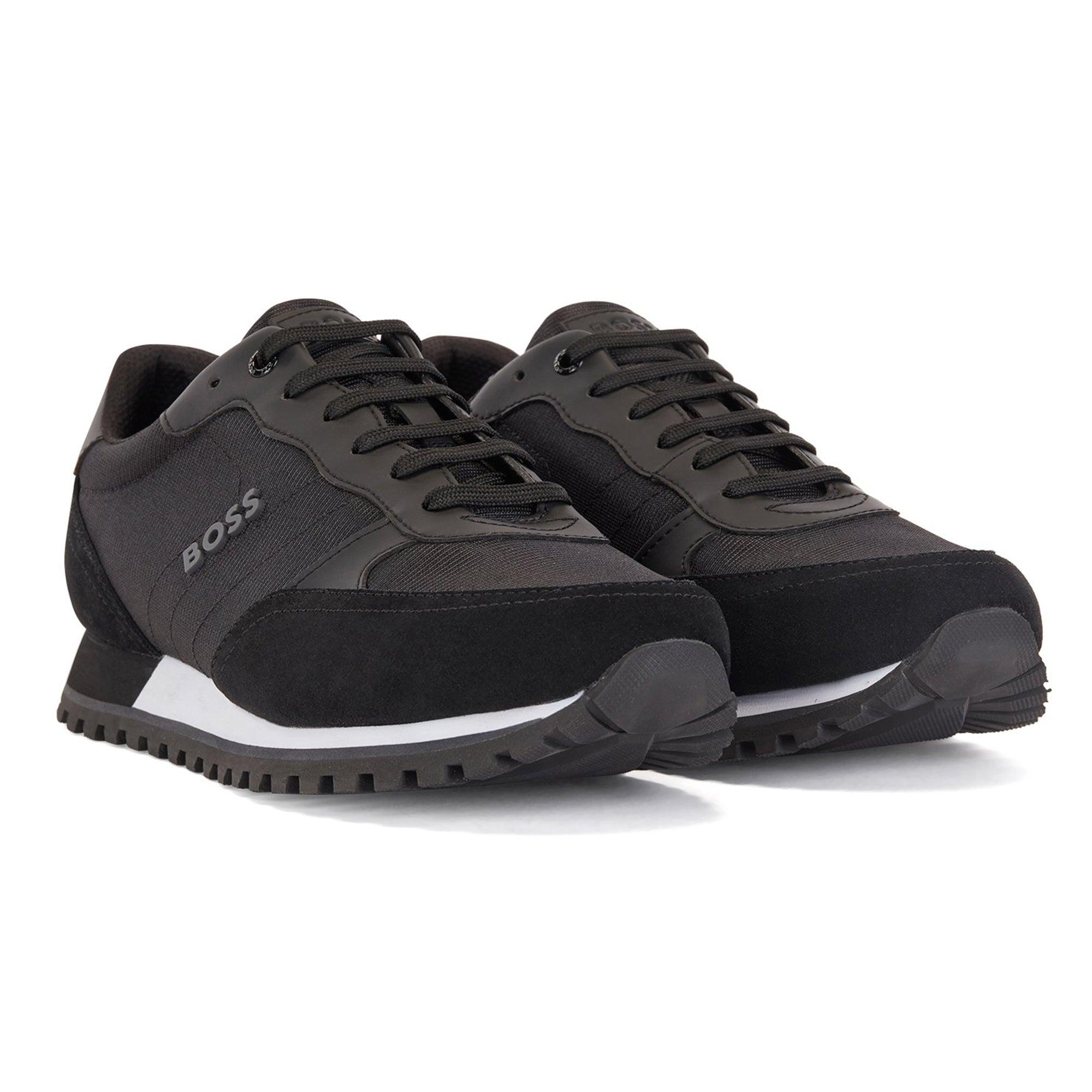 BOSS by HUGO BOSS Parkour-l Runner Nymx Trainers in Black for Men | Lyst