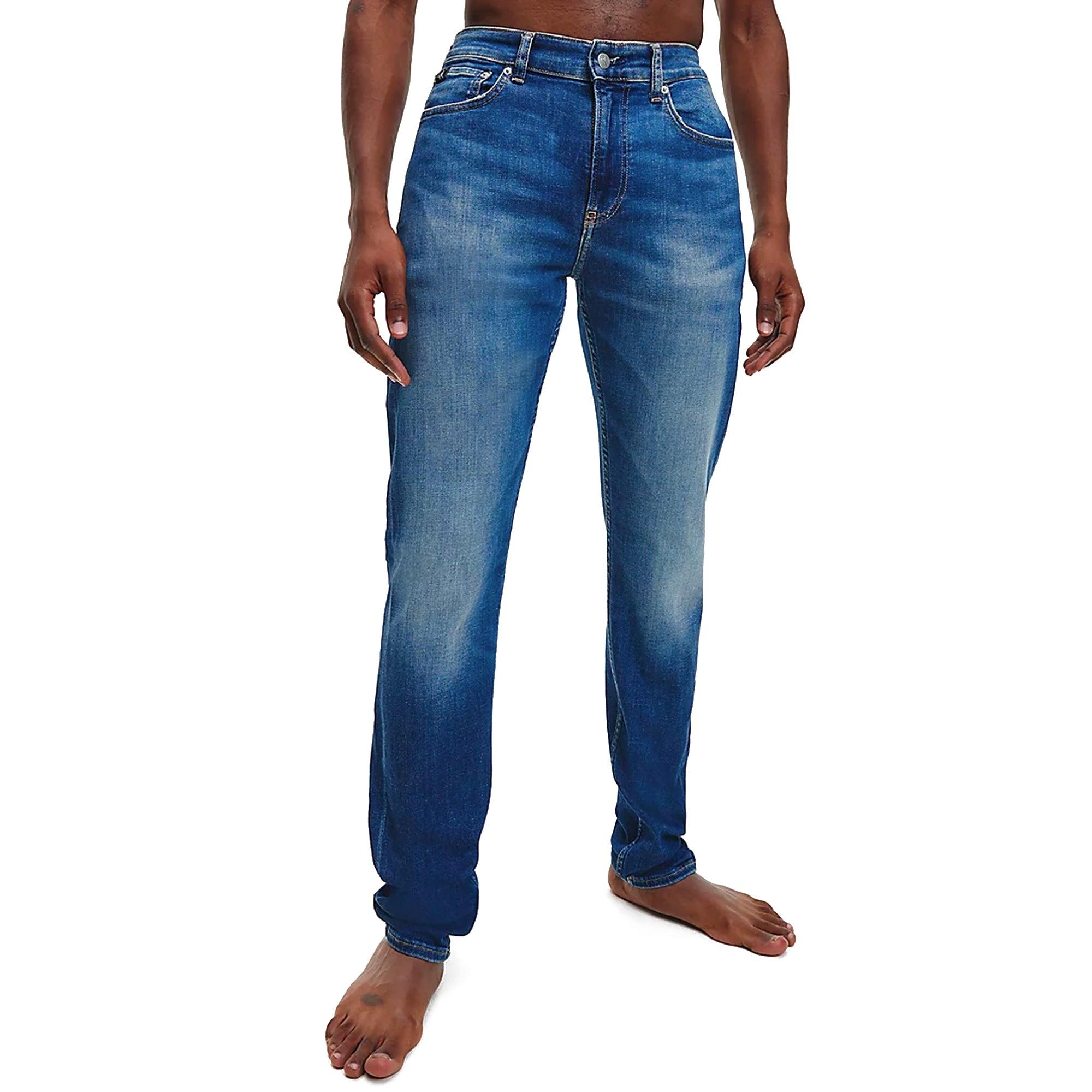 Calvin Klein Slim Tapered Jeans in Blue for Men | Lyst