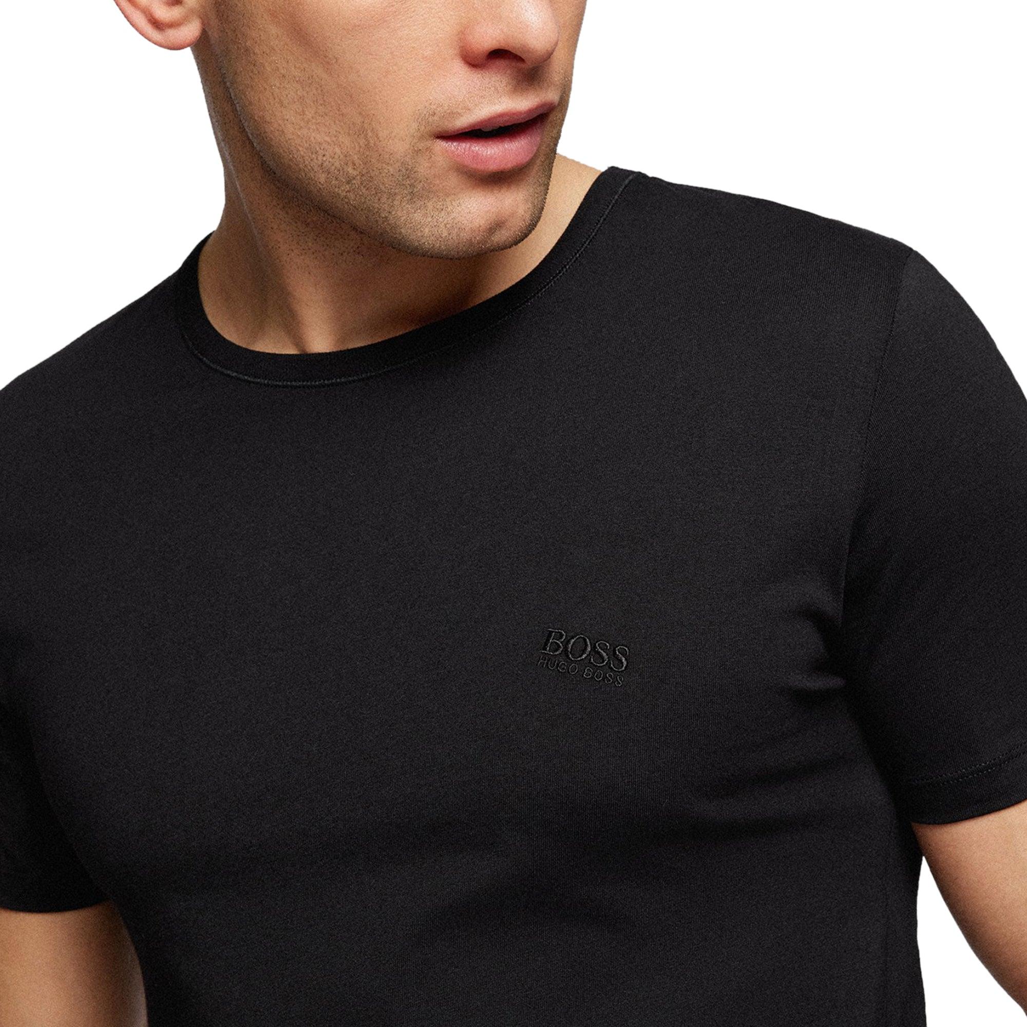 BOSS by HUGO BOSS 3 Pack Cotton T-shirts in Black for Men | Lyst