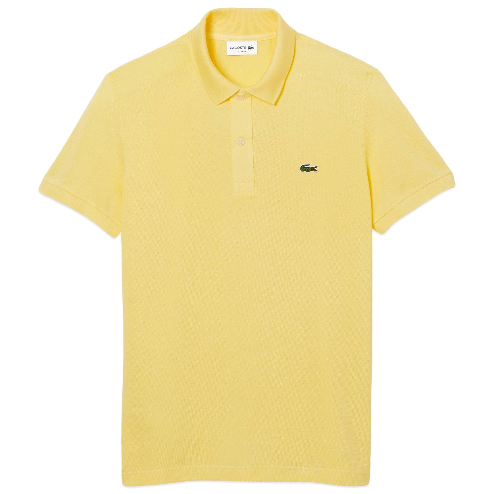 Lacoste Short Sleeved Slim Fit Polo Ph4012 in Yellow for Men | Lyst