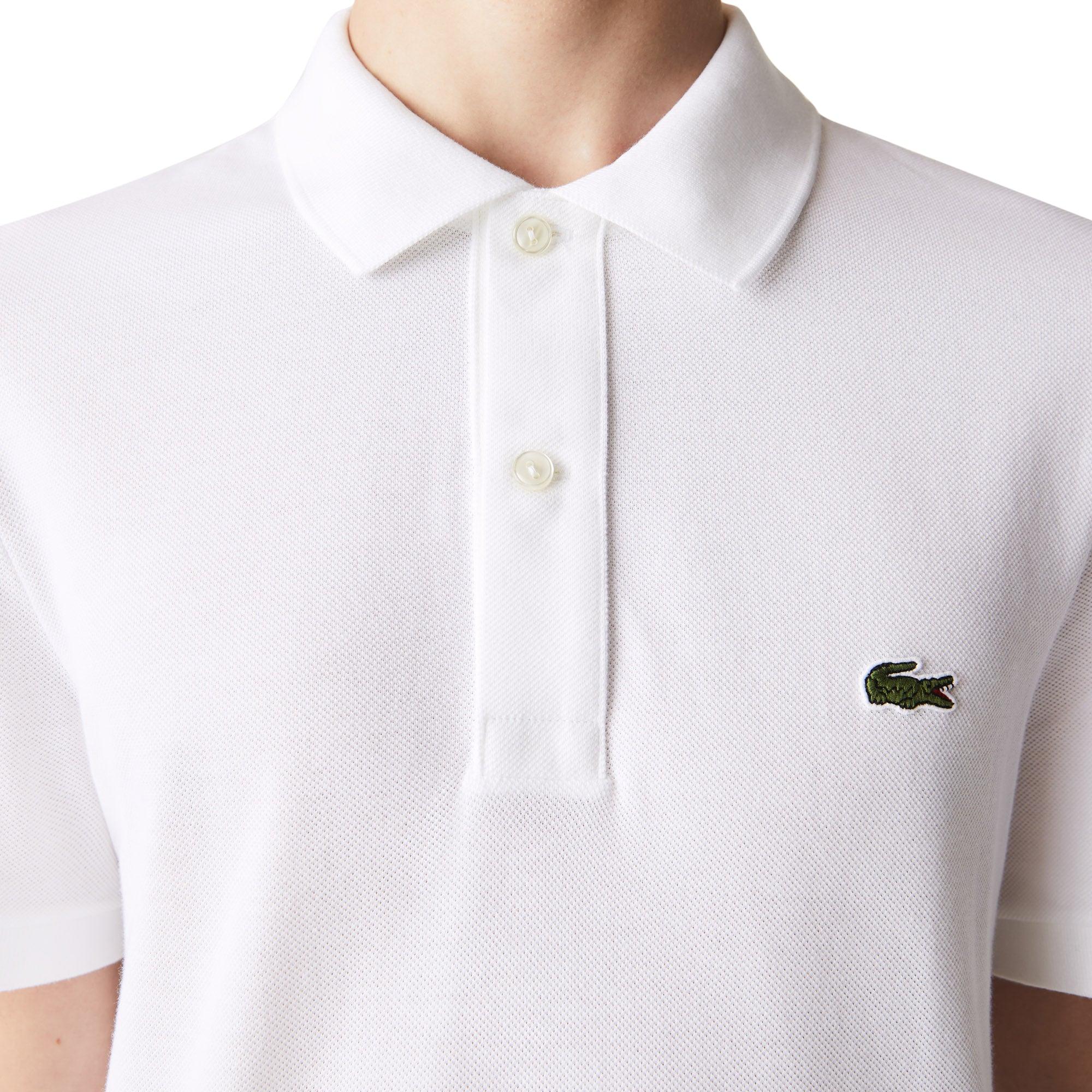 Lacoste Short Sleeved Slim Fit Polo Ph4012 in White for Men | Lyst