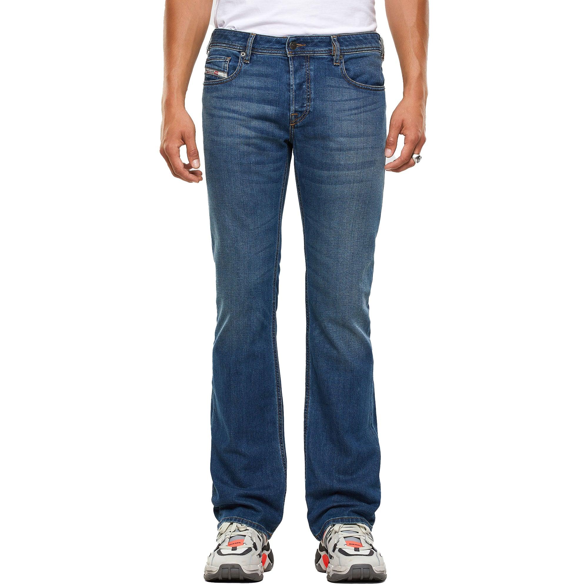 DIESEL Zatiny 9 Ei Bootcut Jeans Medium Blue for Men | Lyst