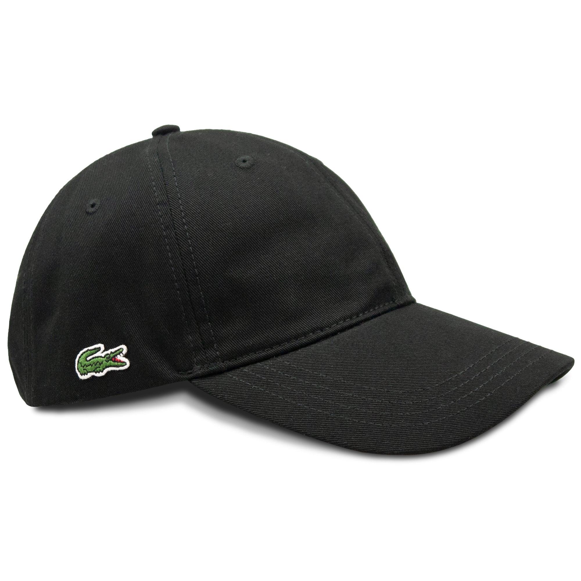 black lacoste hat