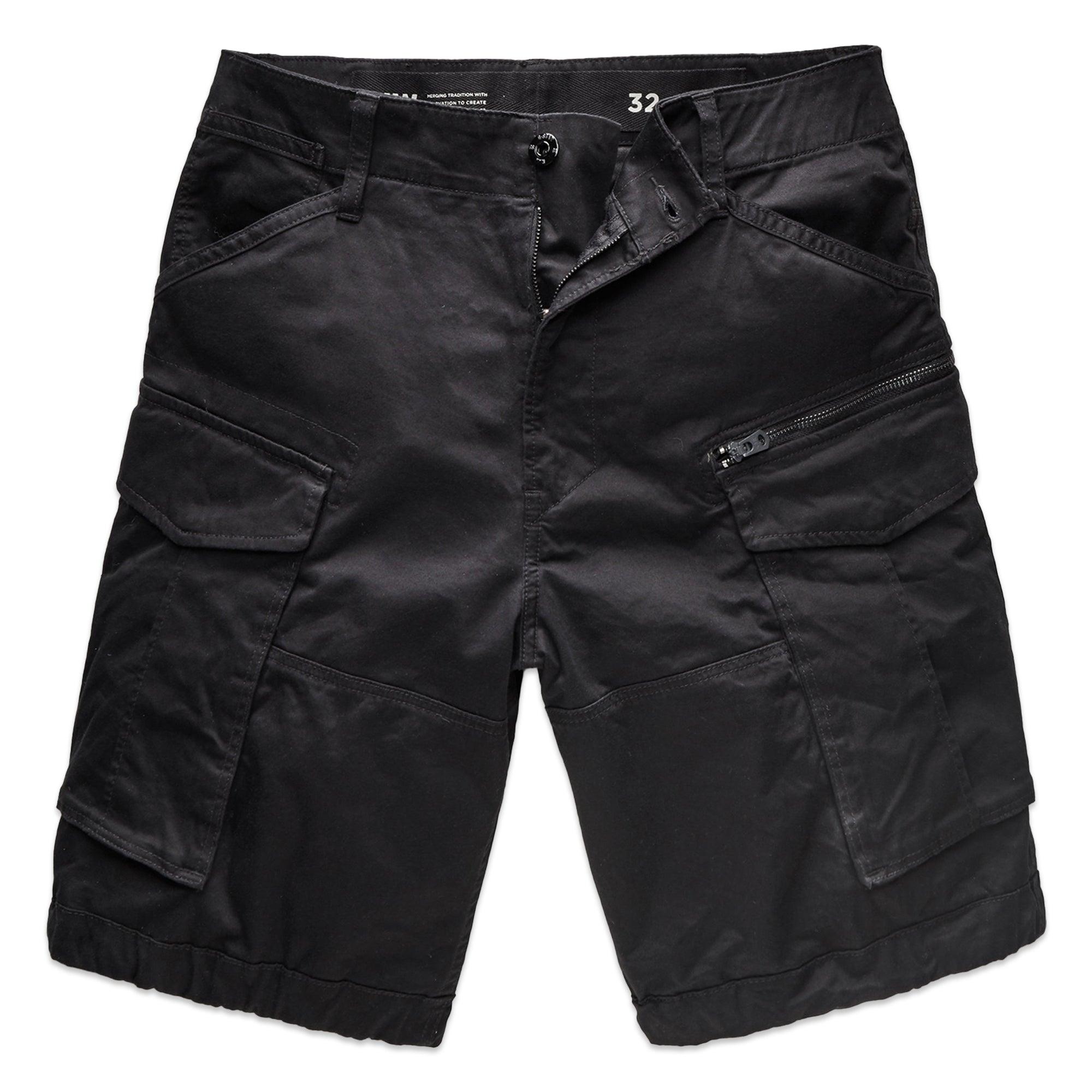 G-Star RAW Cotton Rovic Zip Relaxed Cargo Shorts in Black for Men - Save 4%  | Lyst