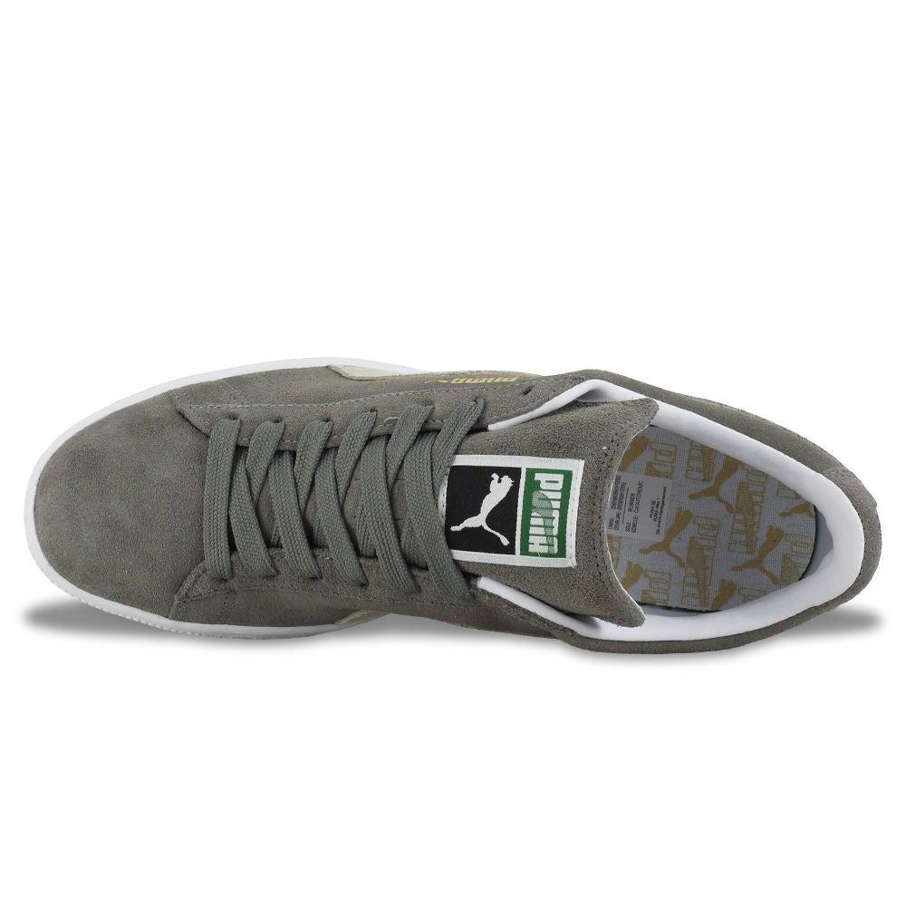 PUMA Grey And White Suede Classic Trainers in Gray for Men - Save 21% - Lyst