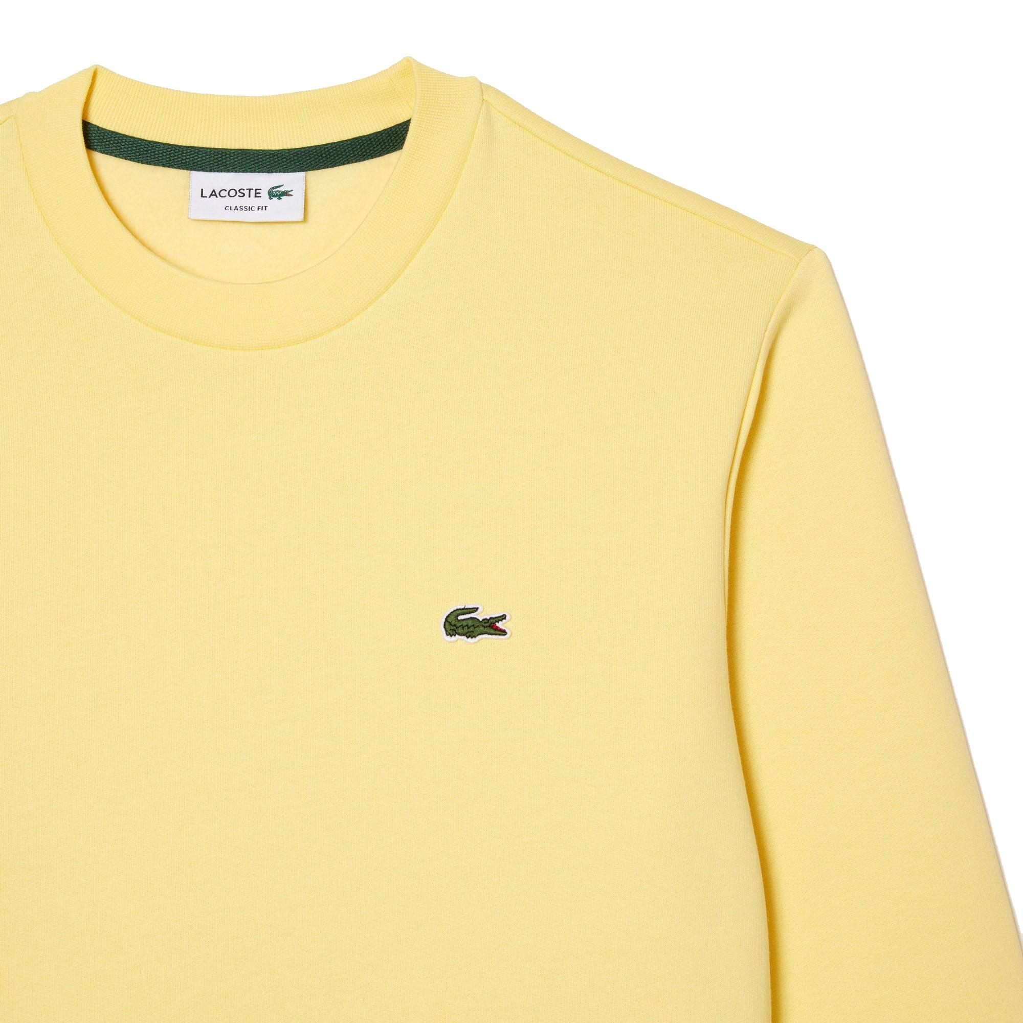 Lacoste Crew Sweat Sh9608 in Yellow for Men | Lyst