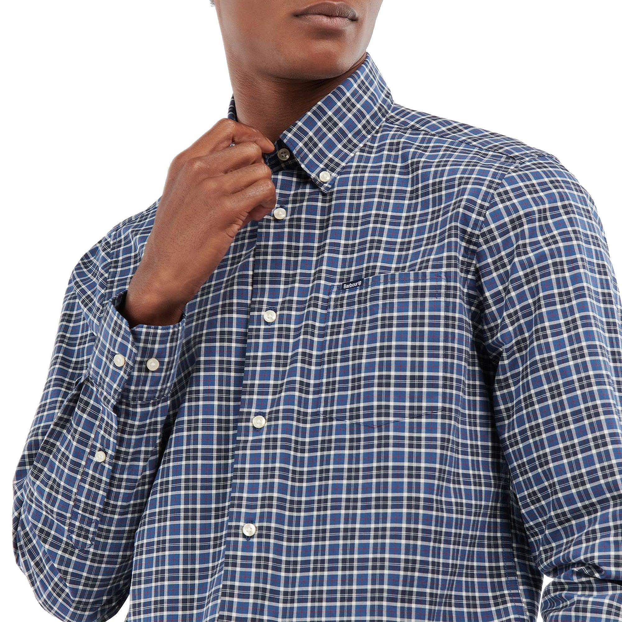 Barbour Lomond Tailored Shirt in Blue 
