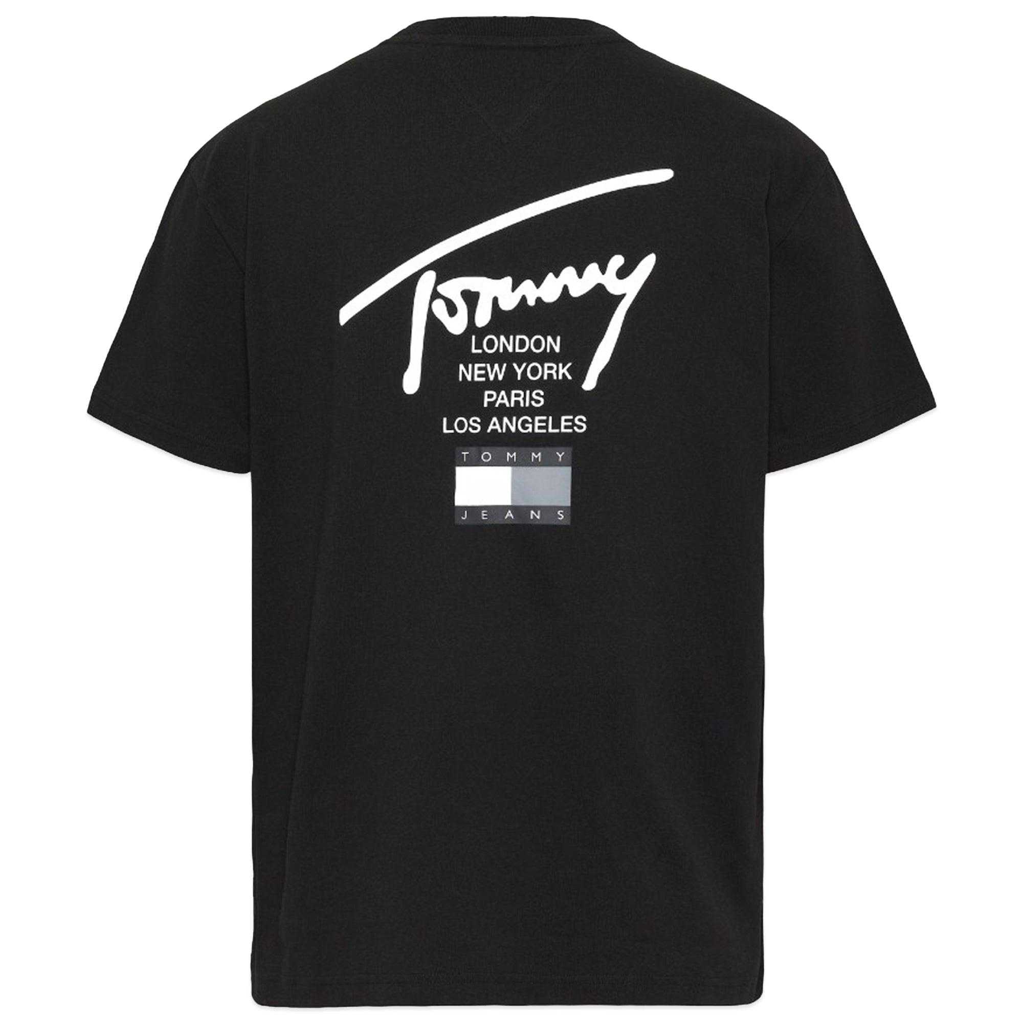 Tommy Hilfiger Tommy Modern Essential Signature T-shirt in Black for Men |  Lyst