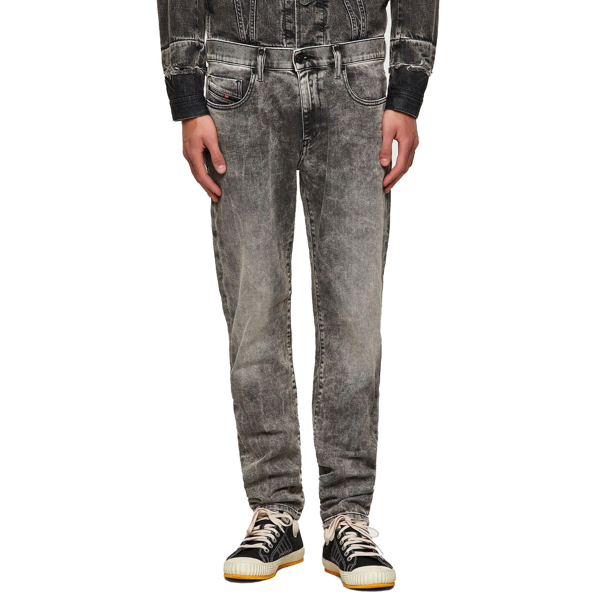 DIESEL D Strukt 9 Ka Slim Fit Jeans Mid Faded Grey in Gray for Men | Lyst