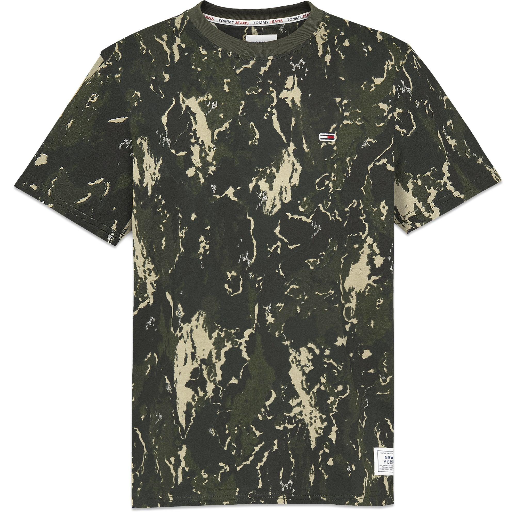Tommy Hilfiger Tommy Jeans Aop Camo T Shirt Camo Print in Green for Men |  Lyst