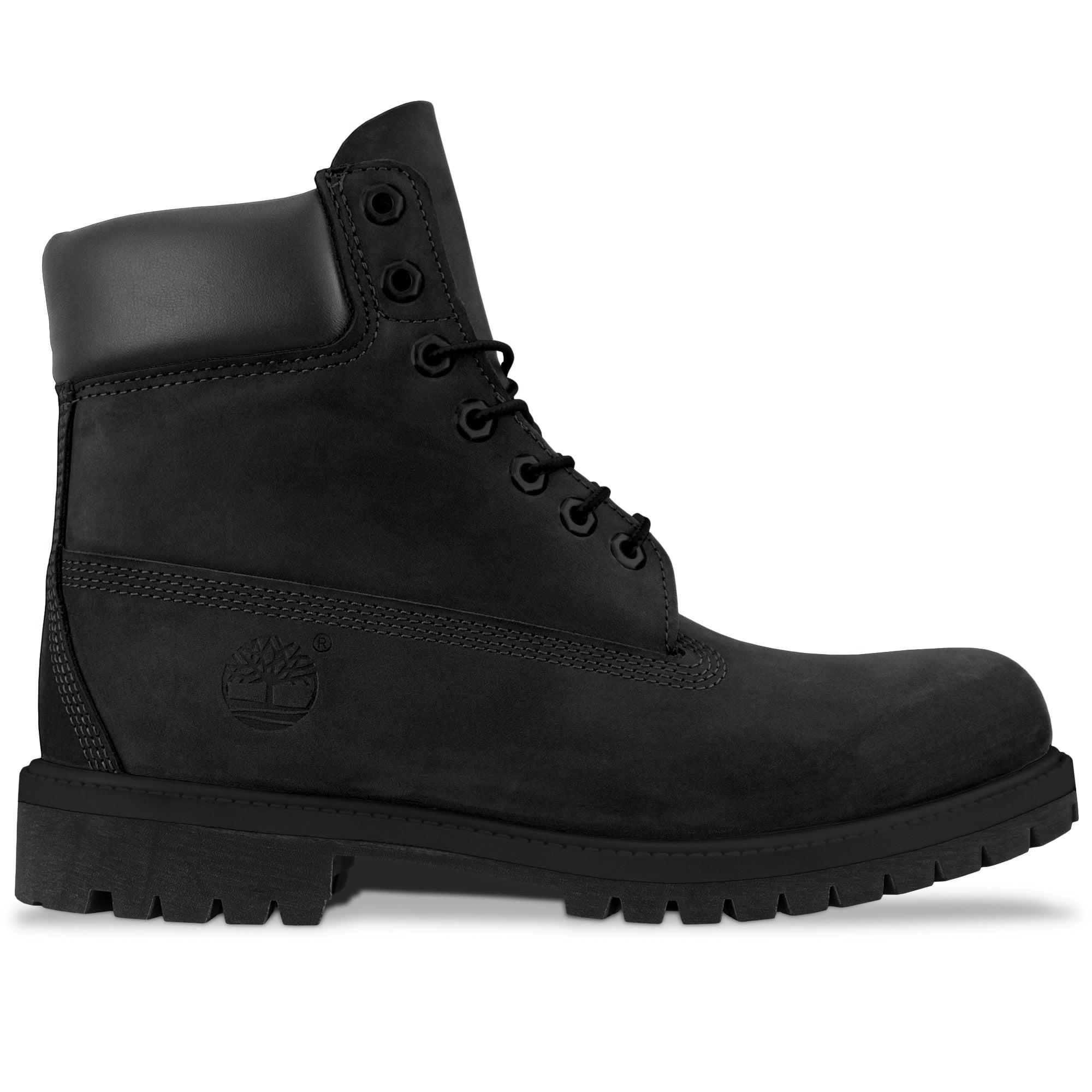 for Men Mens Shoes Boots Casual boots Timberland Leather 6 Premium Boot in Black Nubuck Black 
