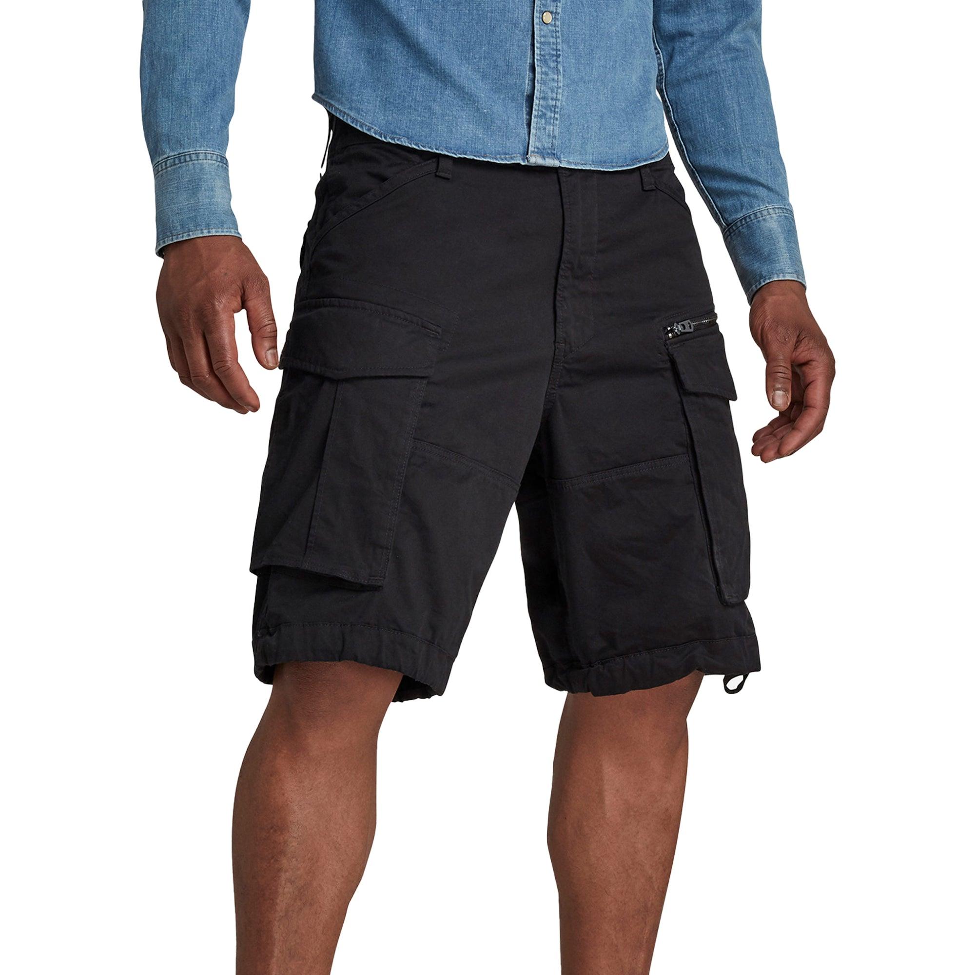 G-Star RAW Rovic Zip Relaxed Cargo Shorts in Black for Men | Lyst