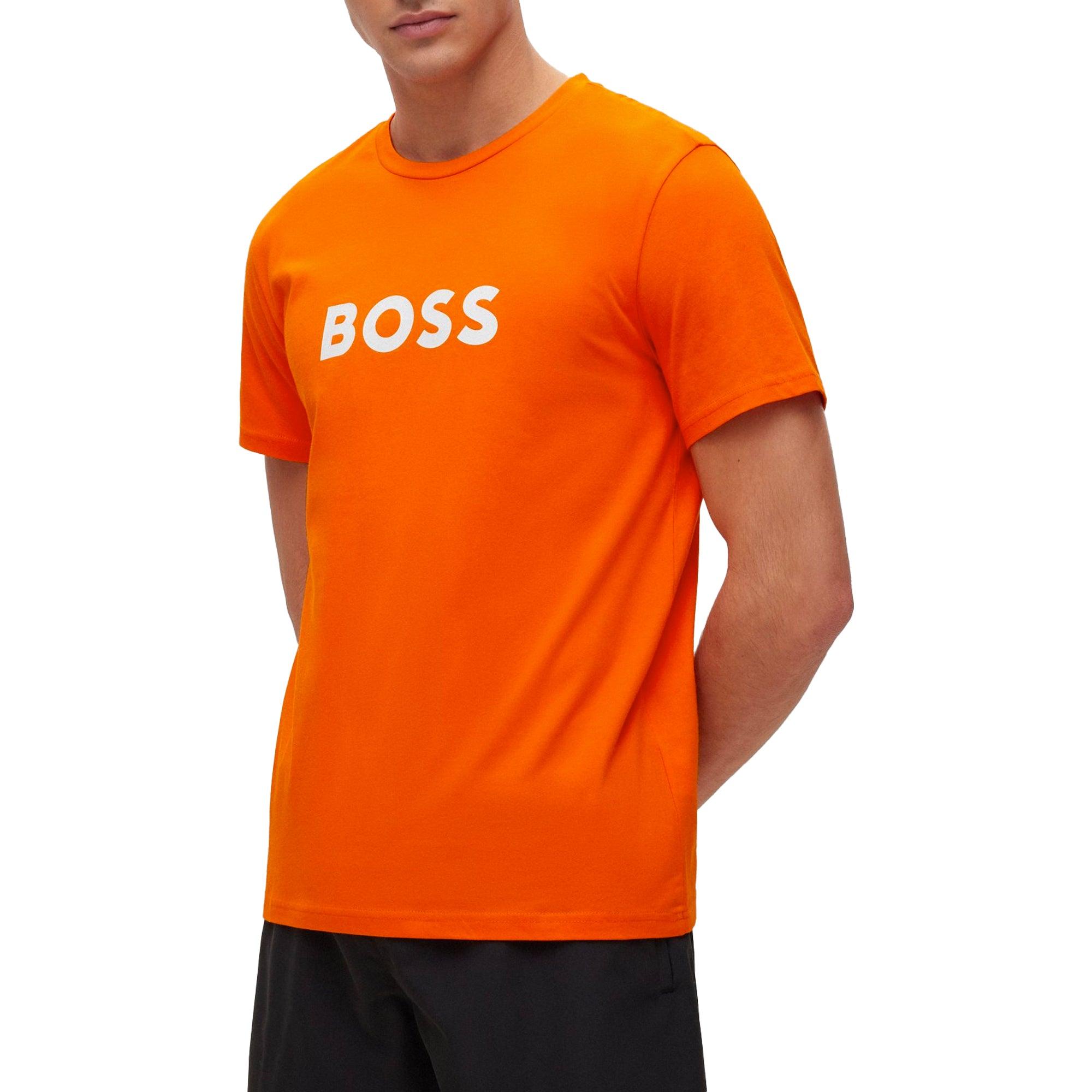 Temperament hoch BOSS by T-shirt Men Orange | Rn Lyst HUGO in for BOSS