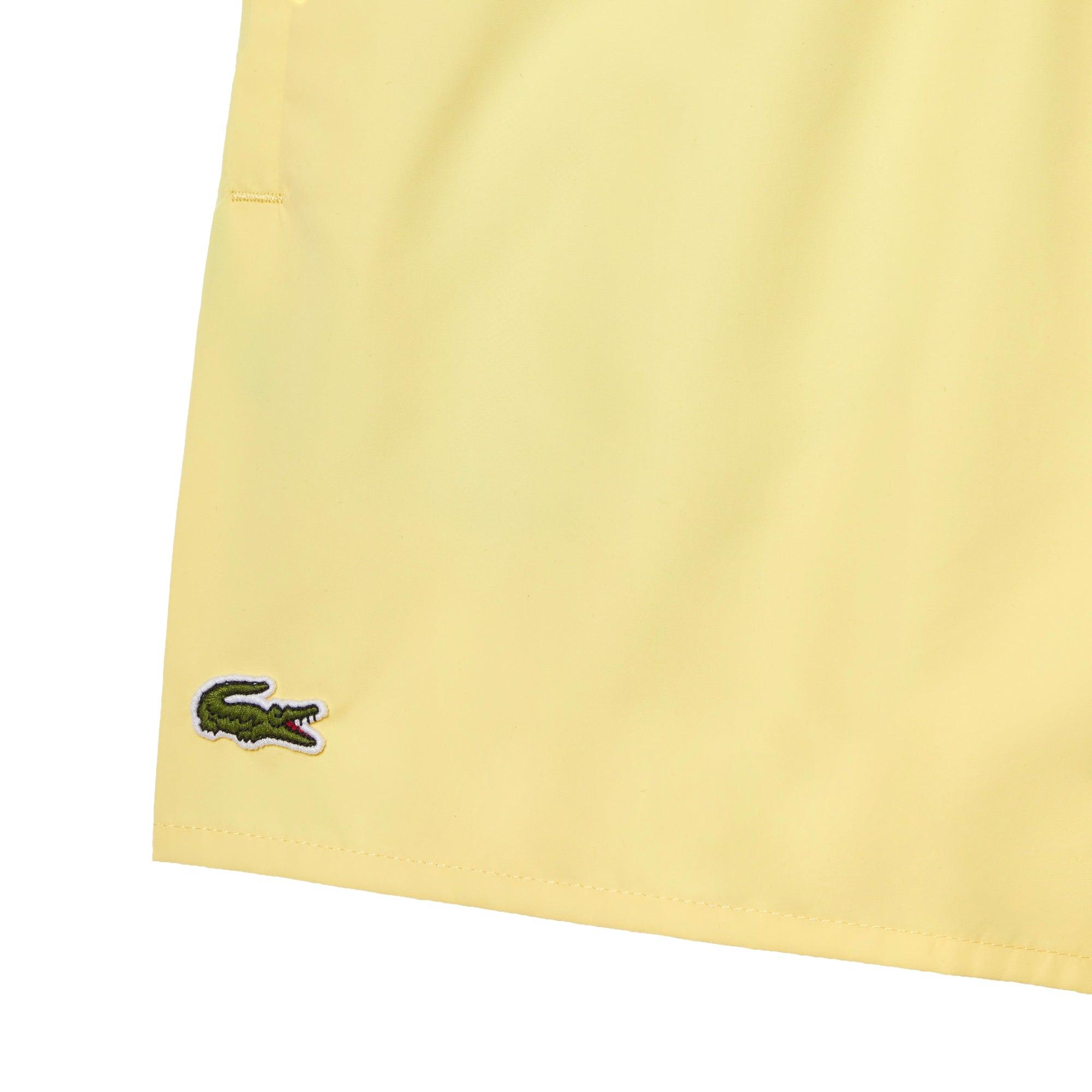 Lacoste Light Quick Dry Swim Shorts Mh6270 in Yellow for Men | Lyst