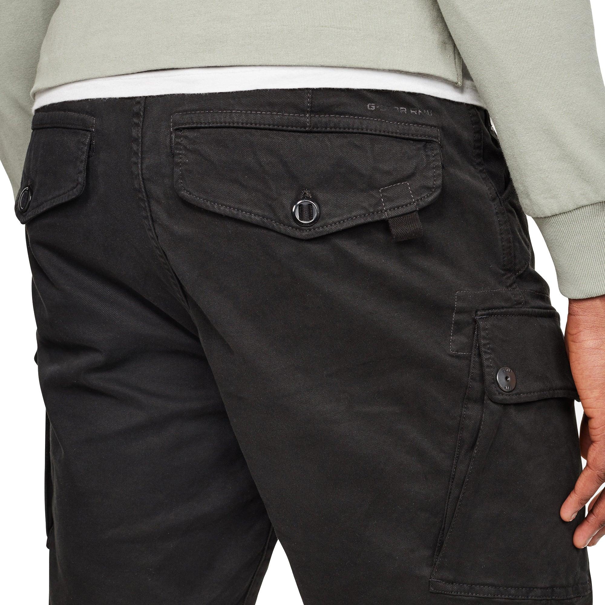 G-Star RAW Roxic Cargo Shorts Dark Black Garment Dyed in Gray for Men | Lyst