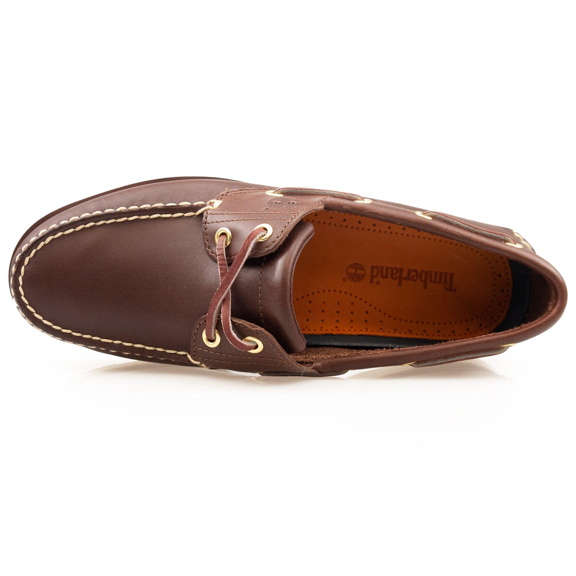 Timberland Classic Boat Shoe 74035 Md Brown Full Grain for Men | Lyst
