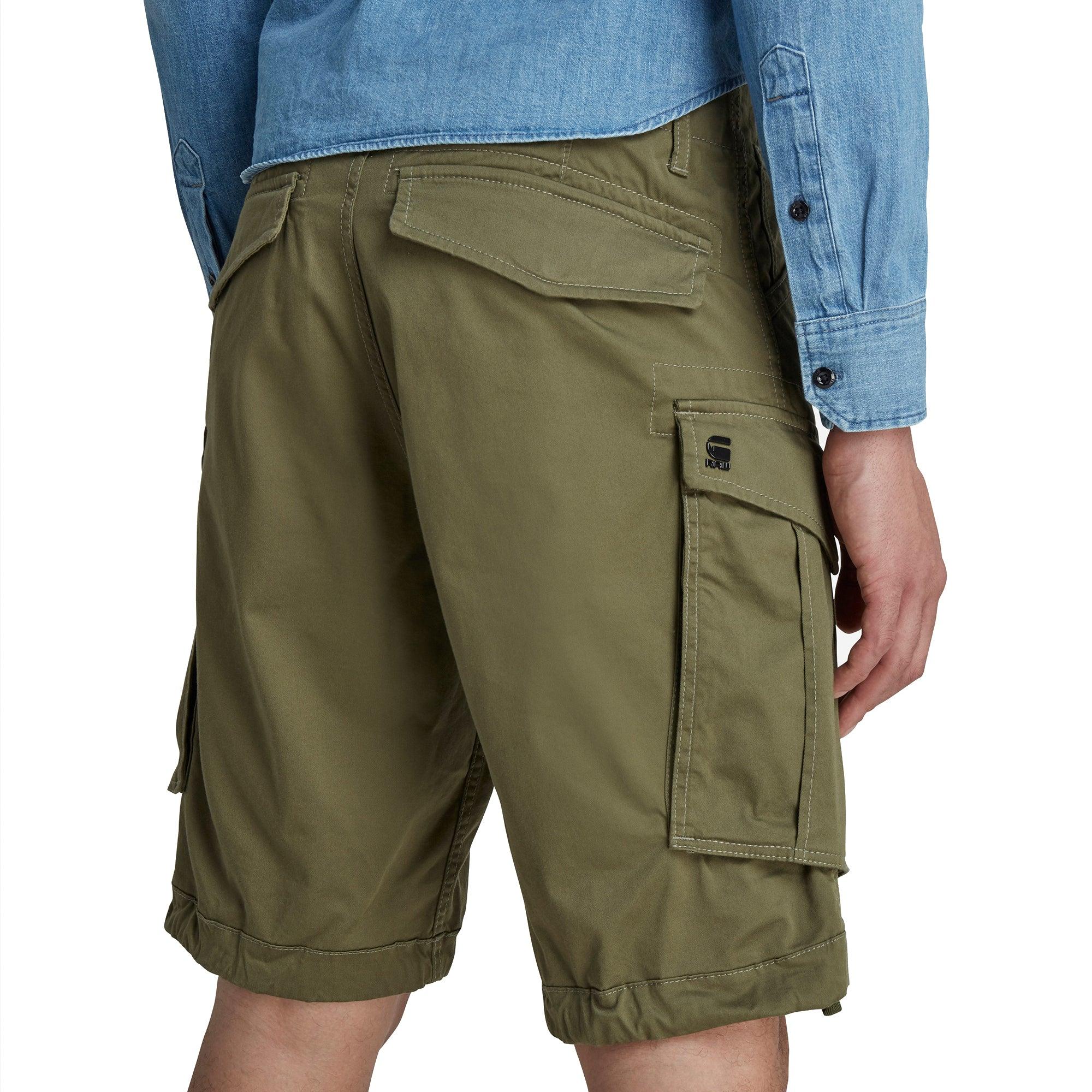 G-Star RAW Rovic Zip Relaxed Cargo Shorts in Green for Men | Lyst