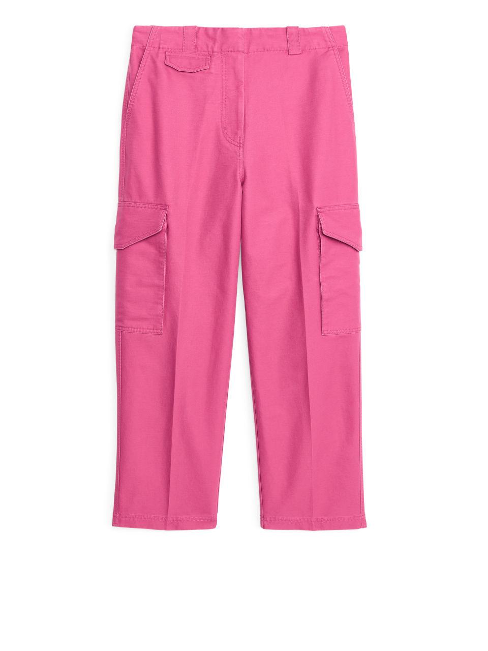 ARKET Heavy Cotton Cargo Trousers in 