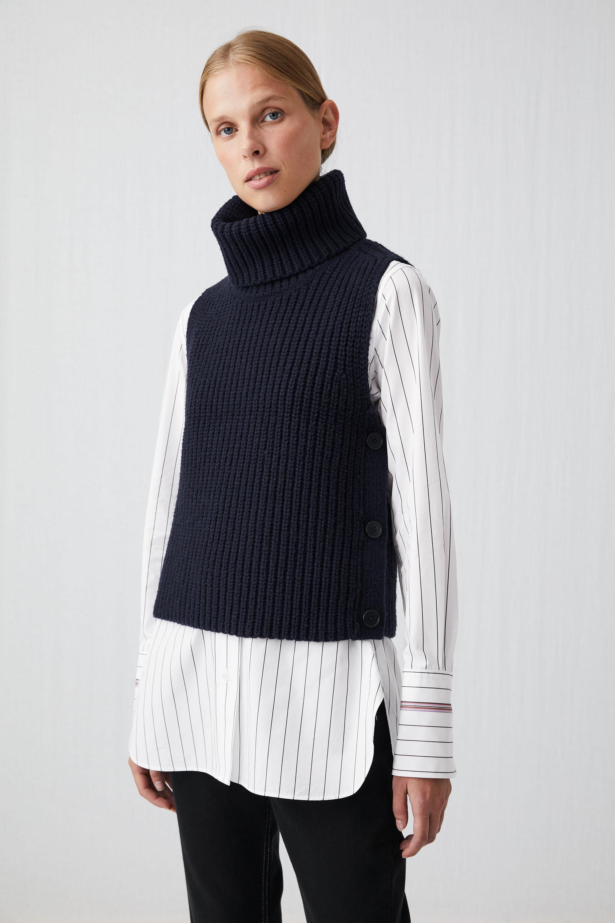 Cheap >arket jacquard knit vest big sale - OFF 65%