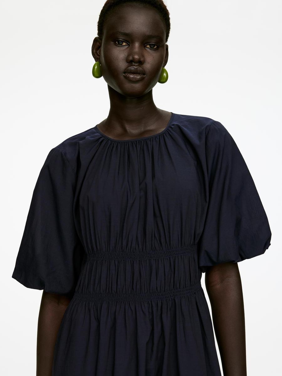 Airy Volume Sleeve Dress エアリーボリュームスリーブドレス herlipto 