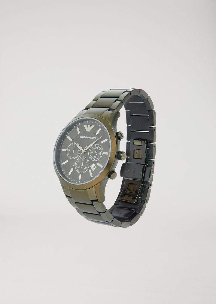 armani military watch
