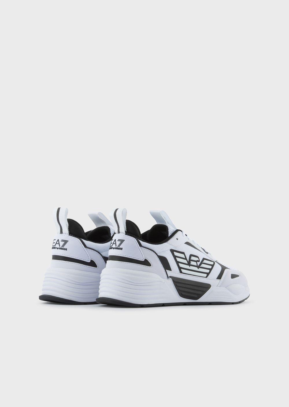 Emporio Armani Ace Runner Sneakers in White 1 (White) - Lyst