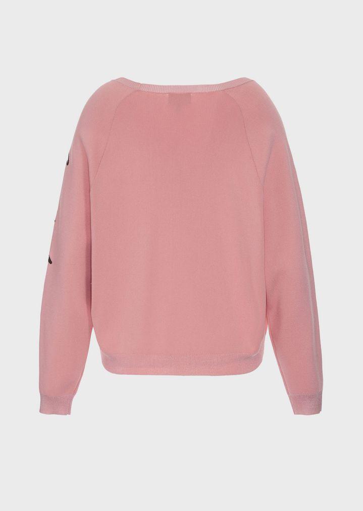 pink armani sweatshirt