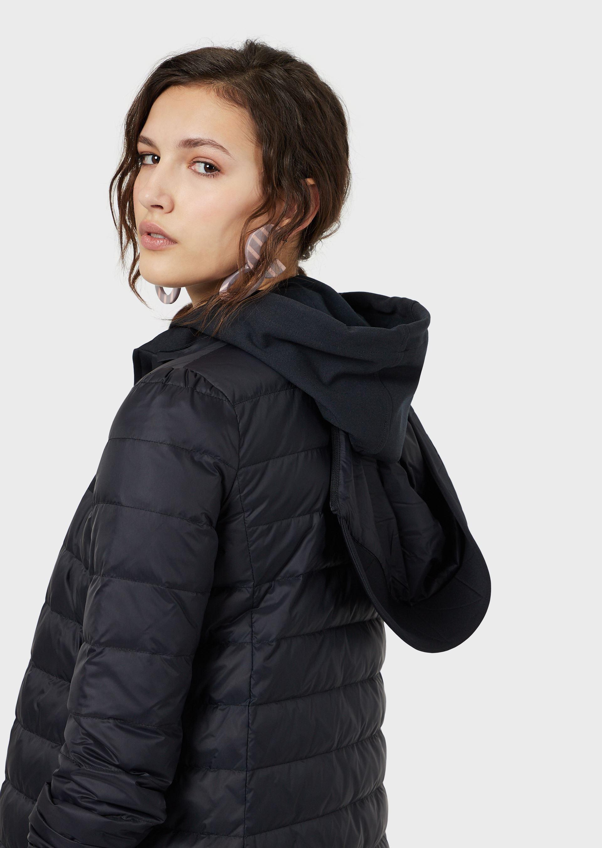 armani blue puffer jacket