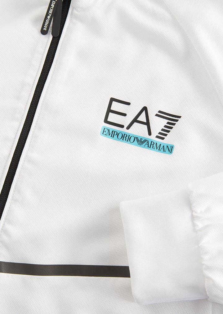 Tuta in tessuto tecnico Natural Ventus 7 da Uomo di Emporio Armani in  Bianco | Lyst