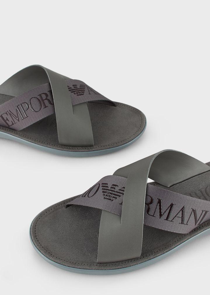 armani mens slides