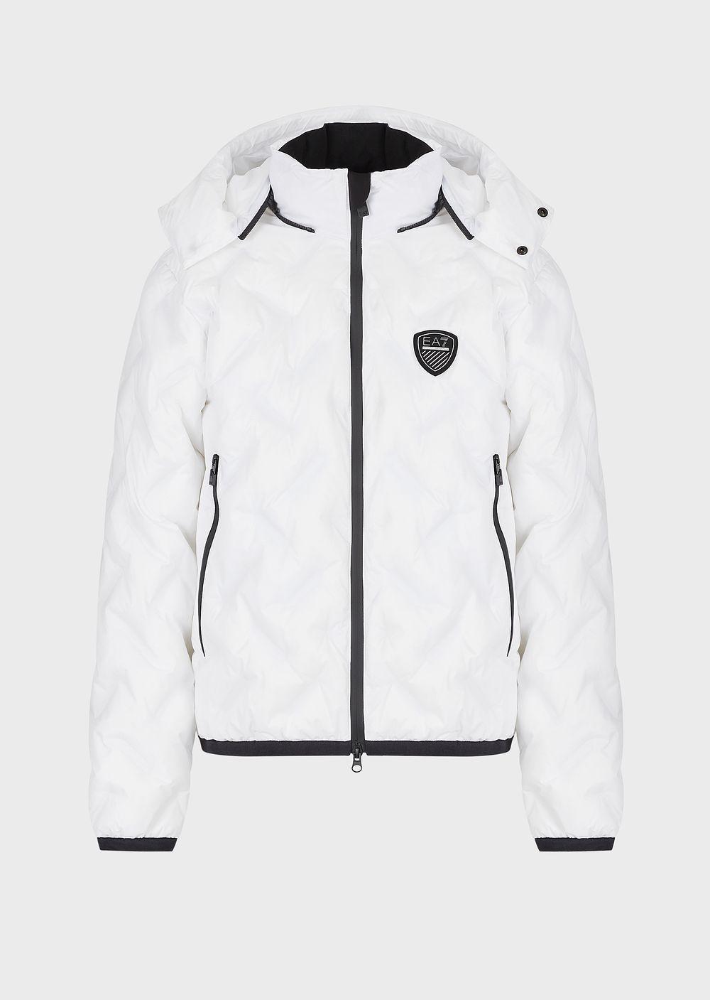 Deskundige sticker Inspiratie Emporio Armani Hooded Puffer Jacket With Ardor7 Padding in White for Men |  Lyst