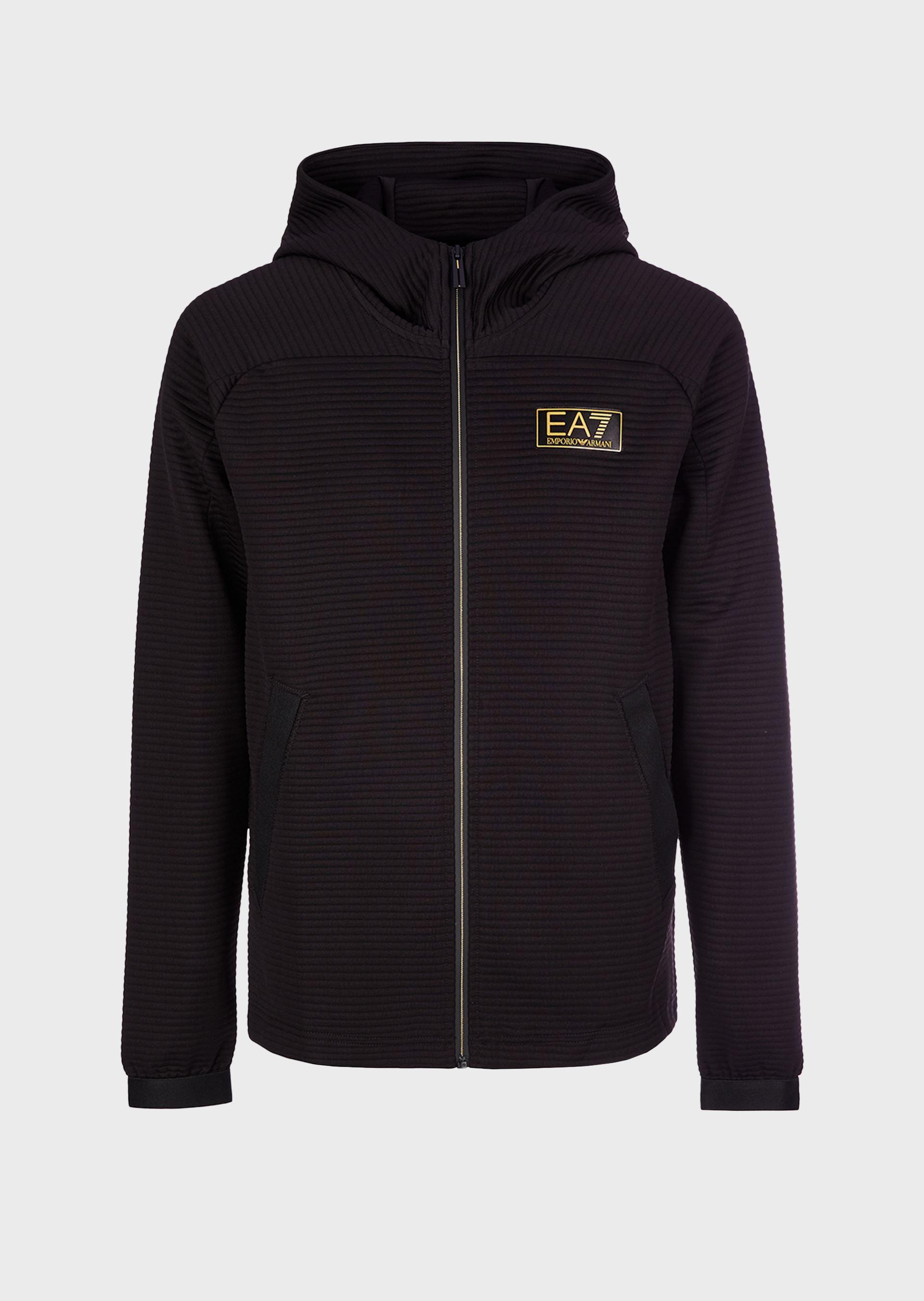 Black armani hoodie Clearance