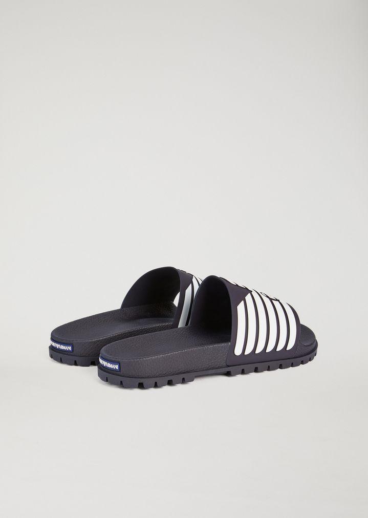 armani eagle sliders