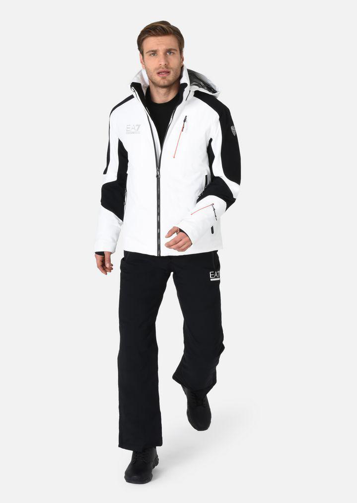 Emporio Armani Synthetic Ski Jacket in White for Men - Lyst