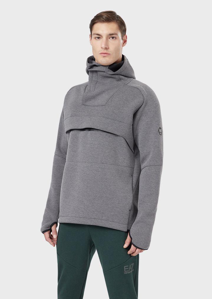 black half zip pullover
