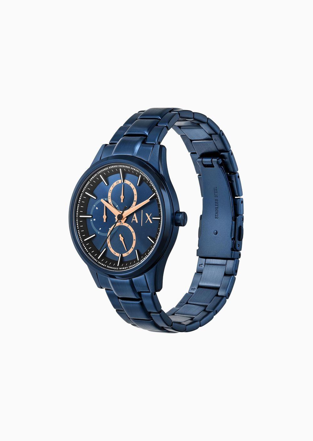 ARMANI EXCHANGE Steel Strap Watches in Blue for Men Lyst UK