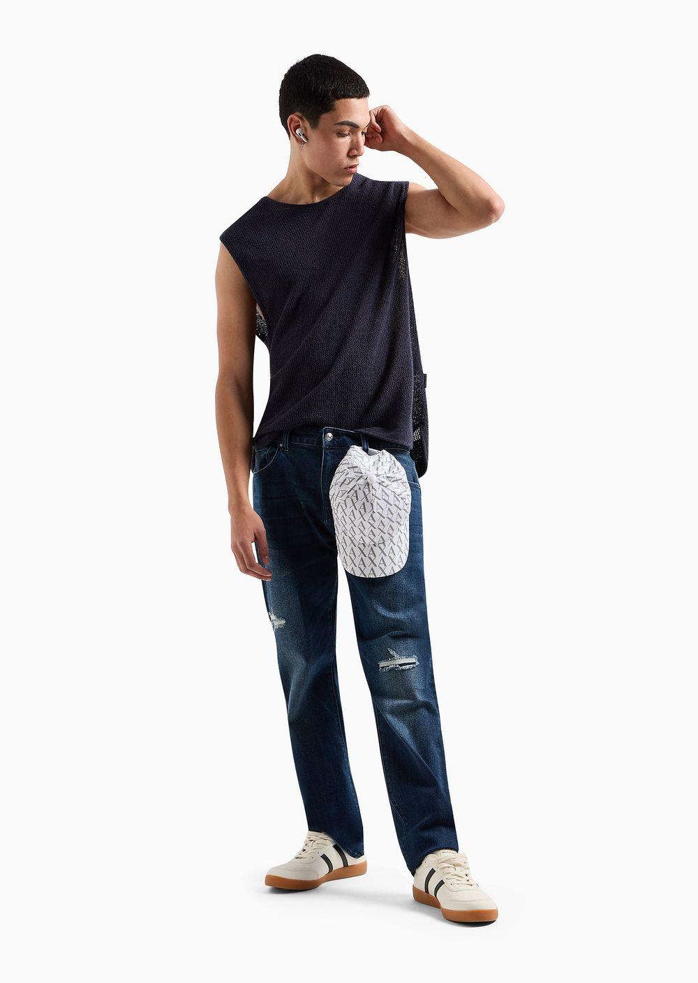Giorgio Armani J13 Slim Fit Jeans In Indigo Denim in Blue for Men Lyst