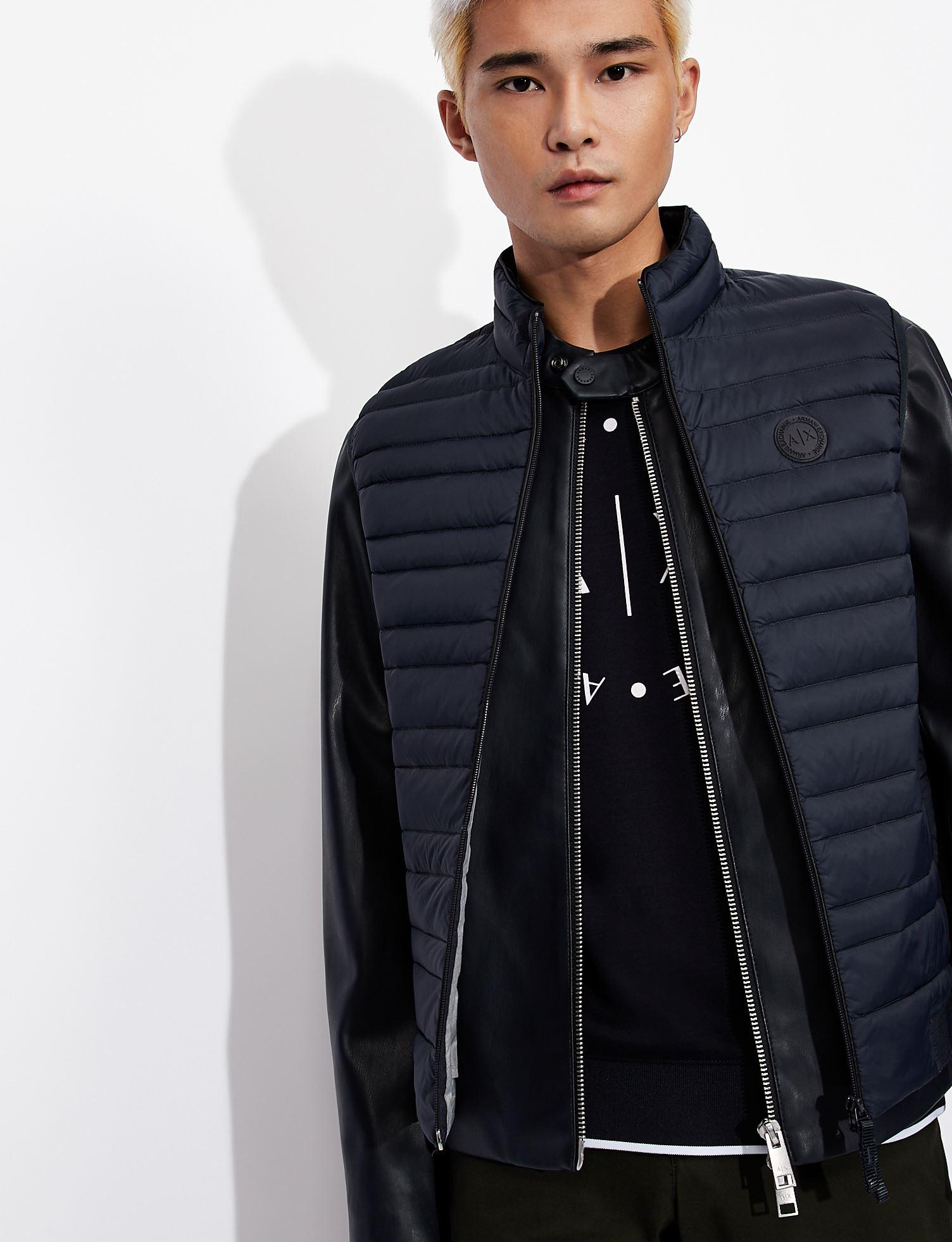 armani puffer vest