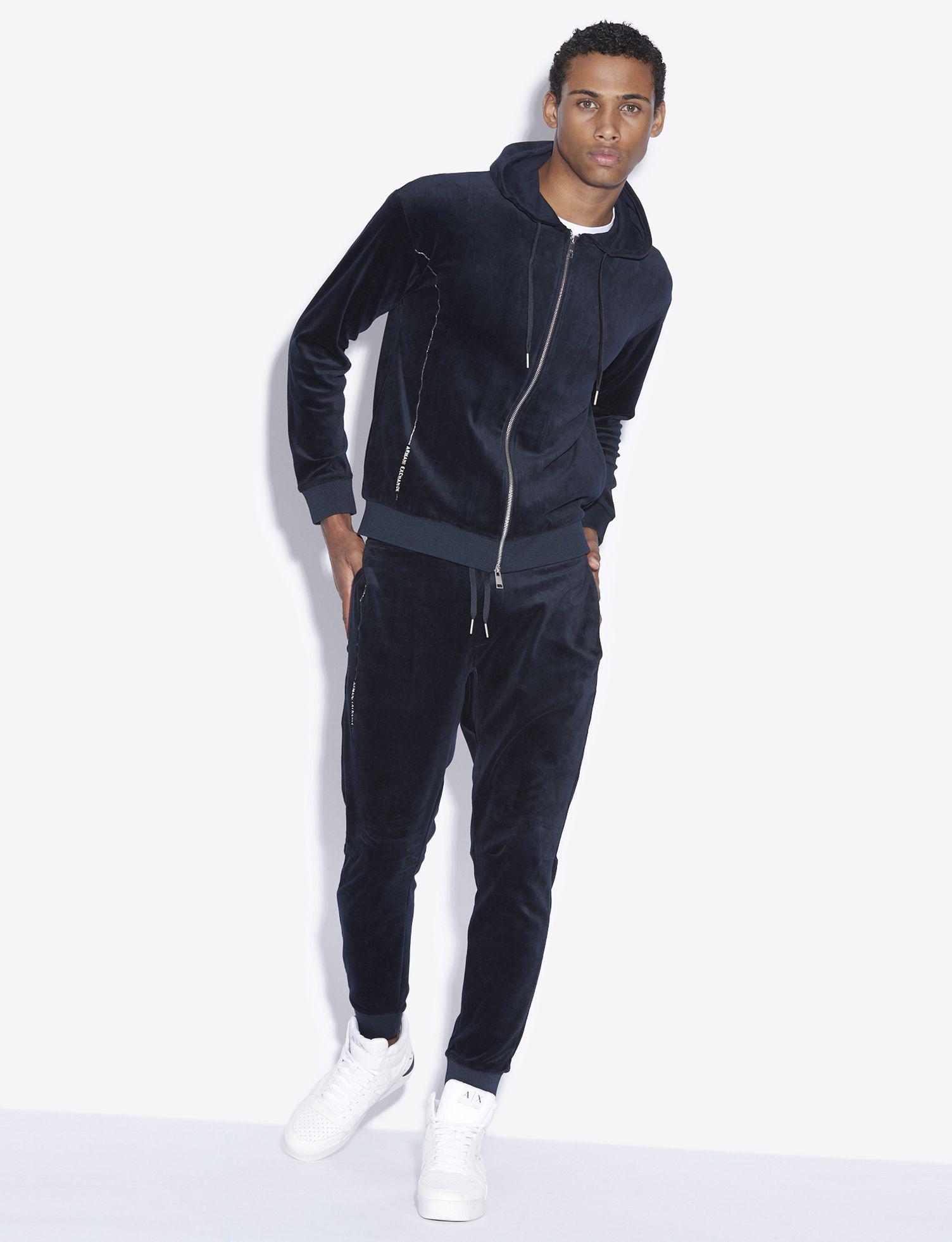 armani velvet hoodie