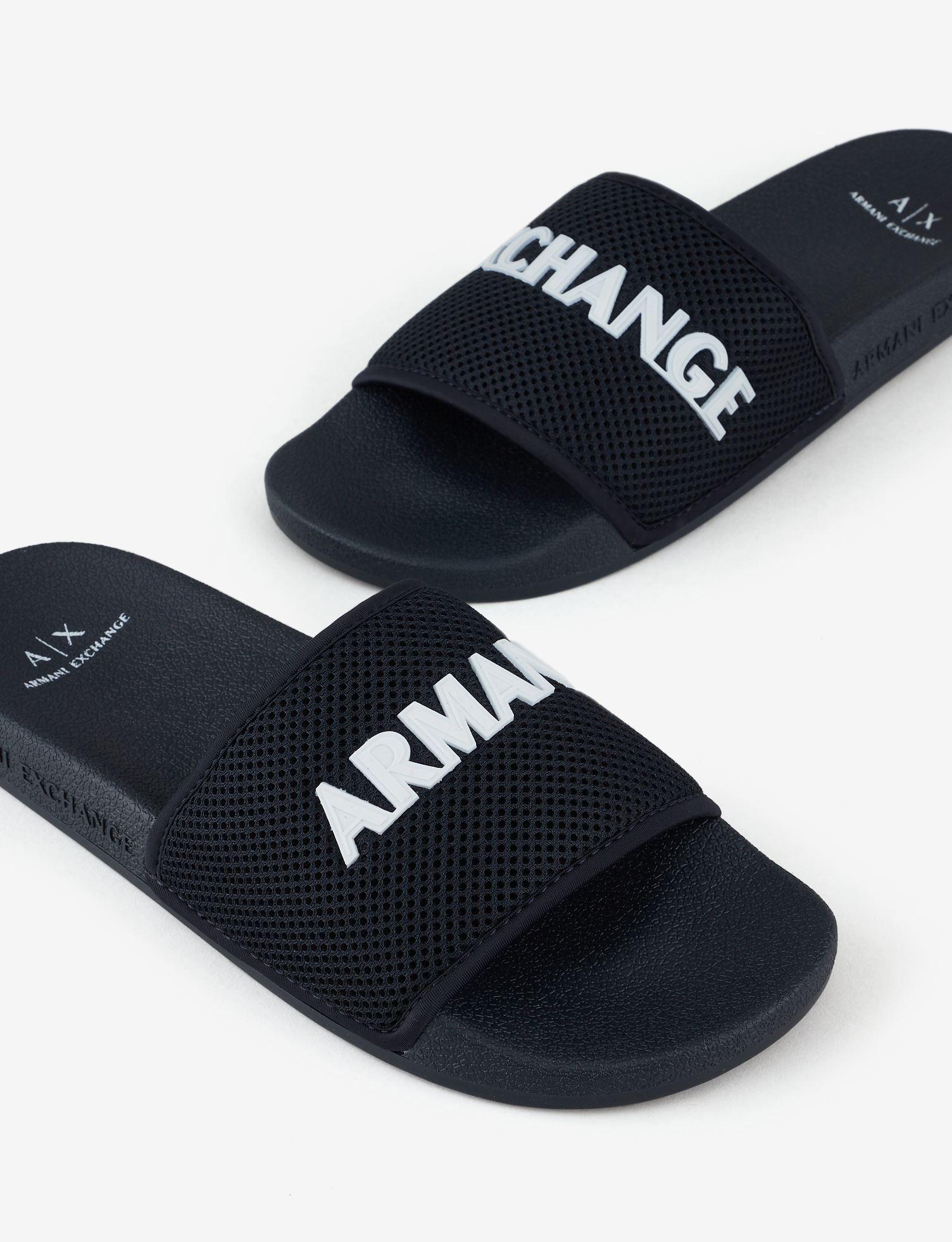 armani exchange slides men